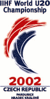 Logo Mistrovství světa juniorů v ledním hokeji 2002