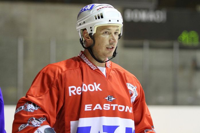 Prvn trnink na led hokejist HC Eaton Pardubice