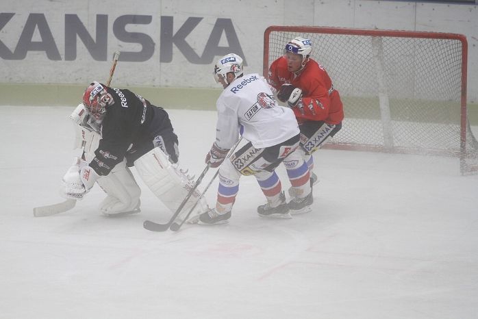 Soustedn hokejist HC Eaton Pardubice v Havlkov Brod